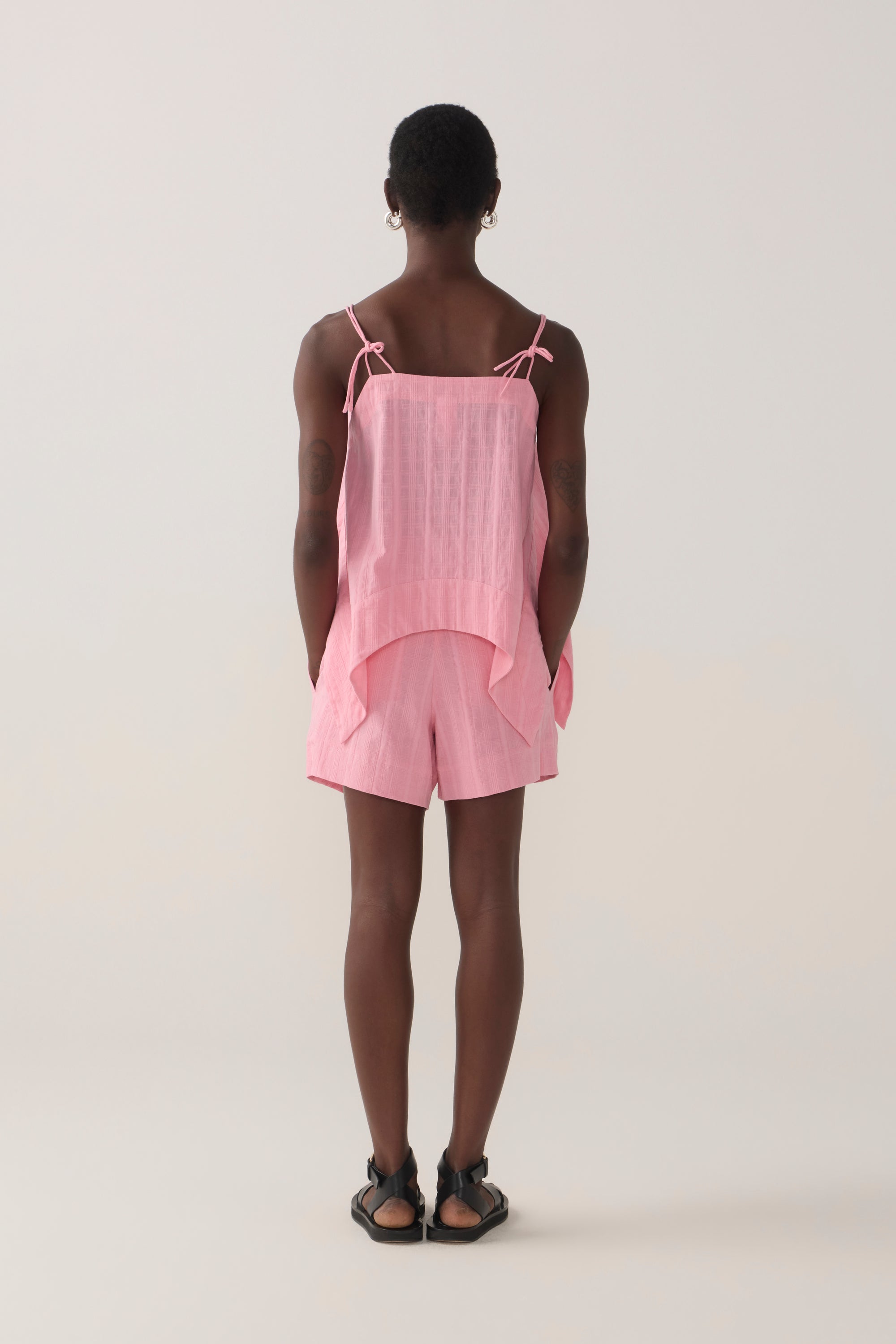 Neena Top | Watermelon Check Cotton