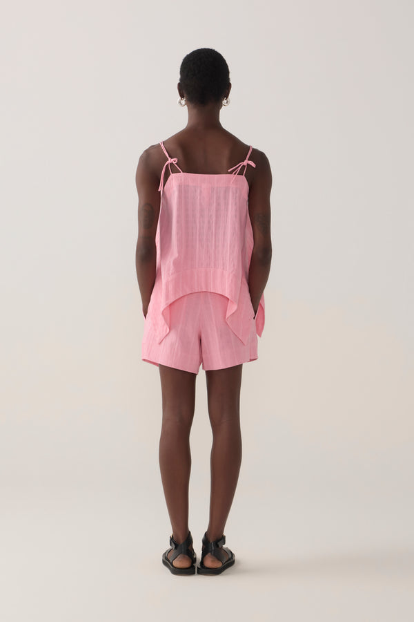 Neena Top | Watermelon Check Cotton