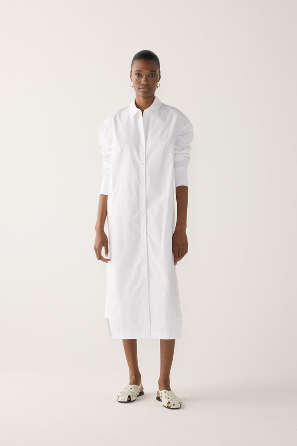 Patsy Dress | White Poplin