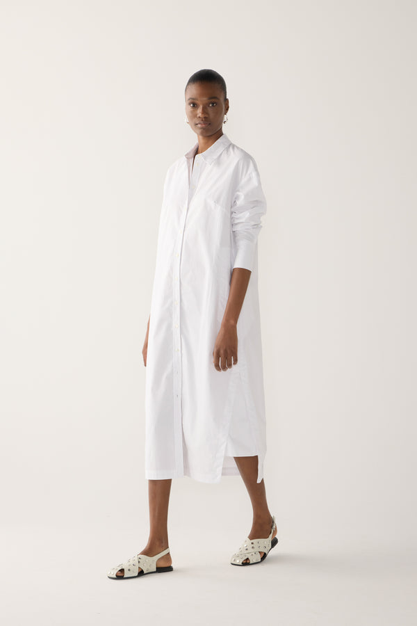 Patsy Dress | White Poplin