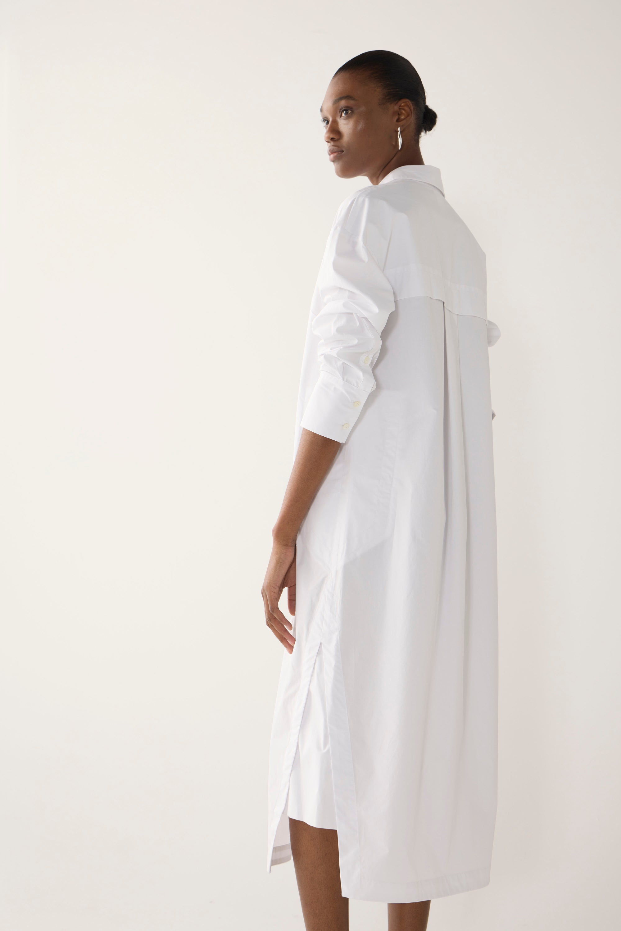 Patsy Dress | White Poplin