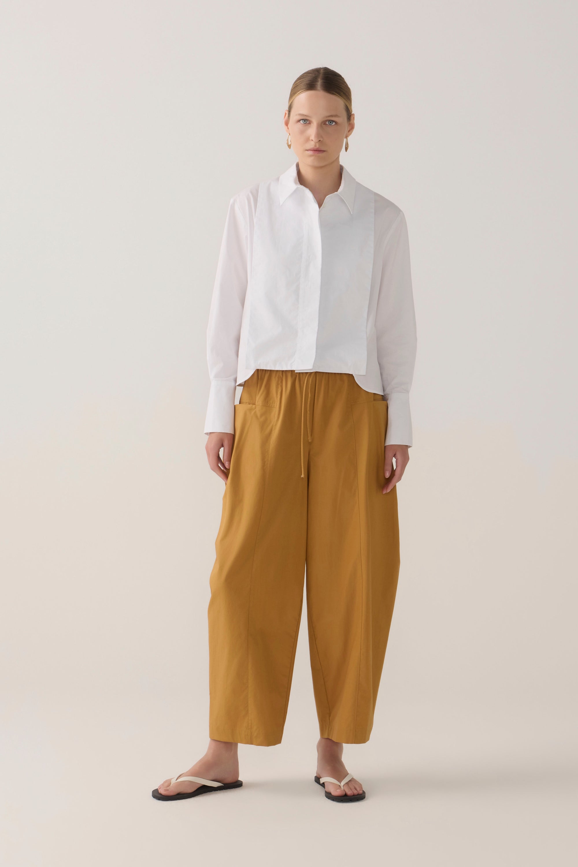 Pippi Shirt | White Poplin