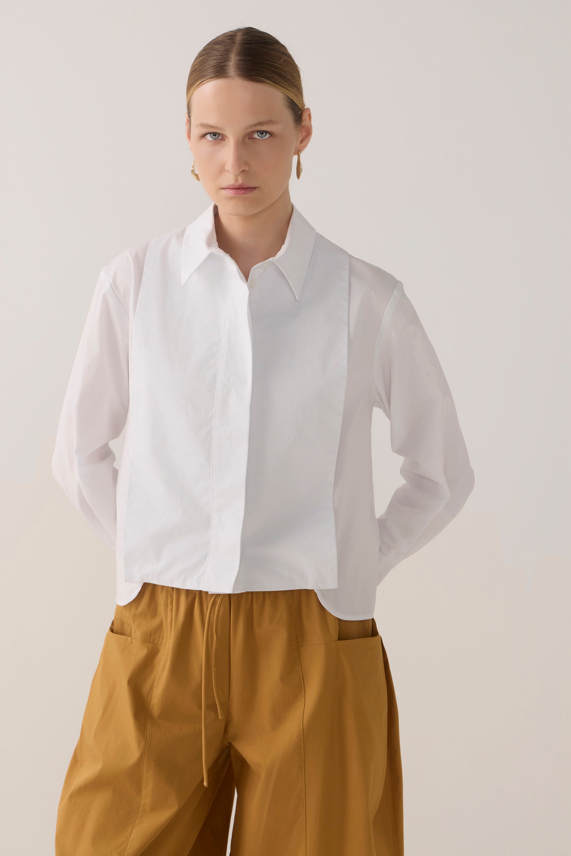 Pippi Shirt | White Poplin