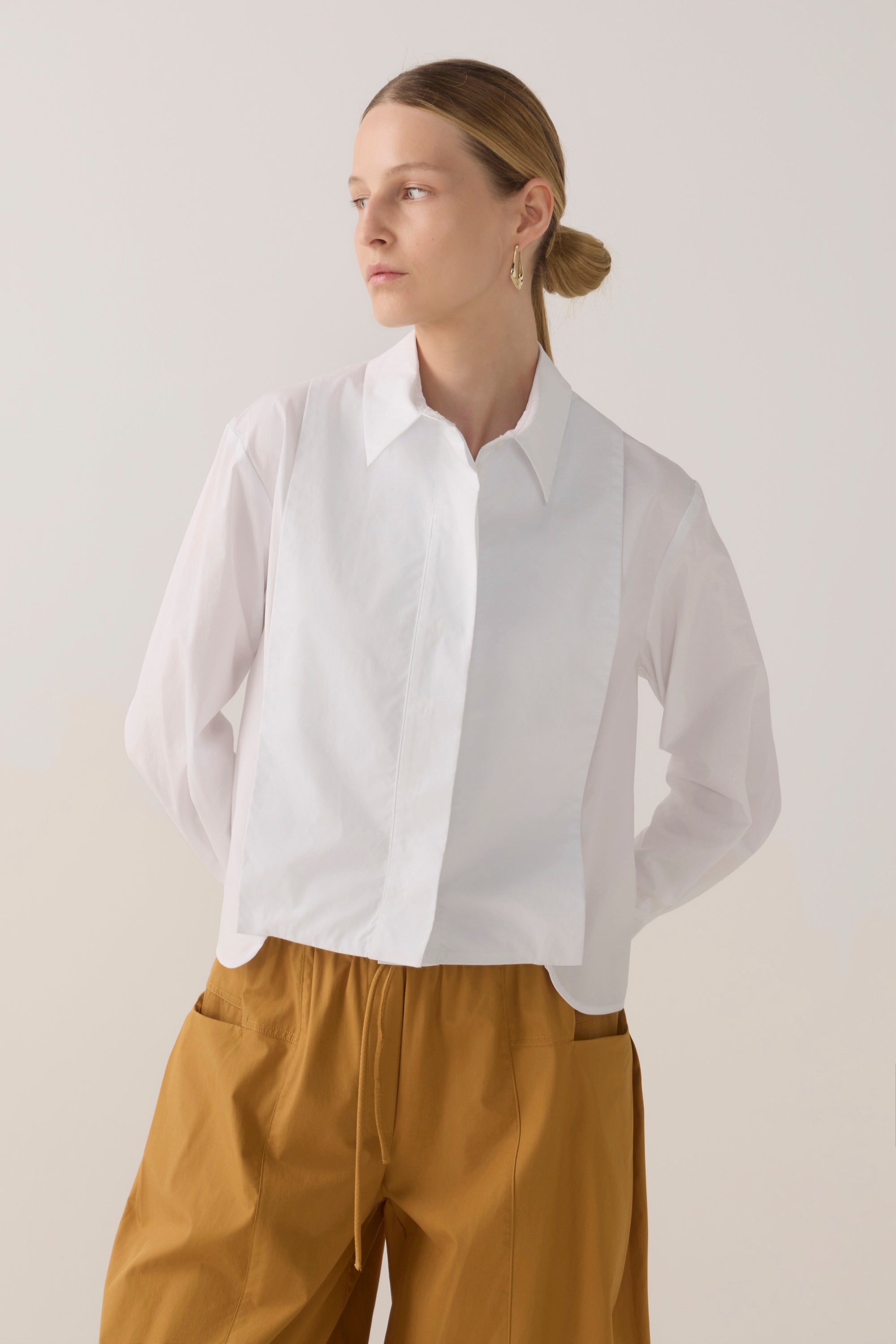 Pippi Shirt | White Poplin