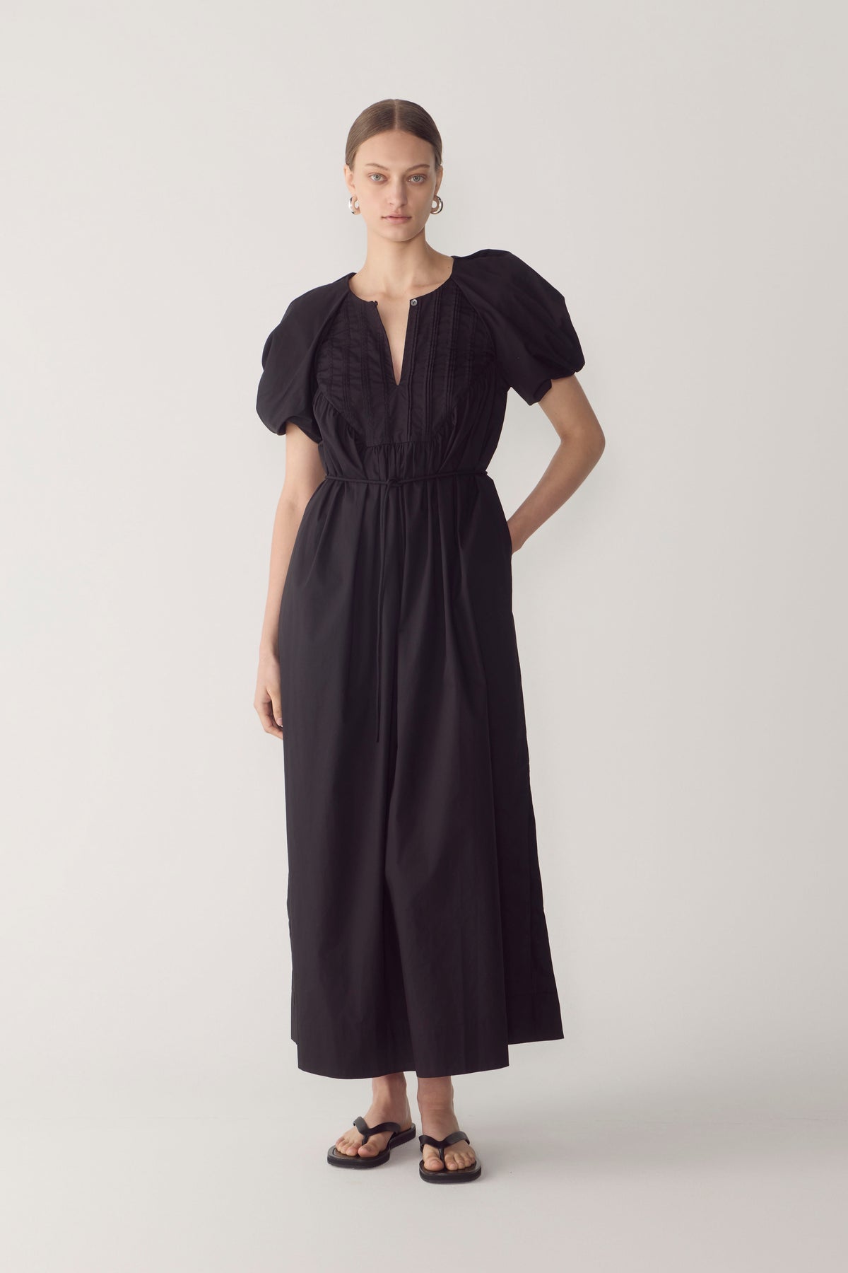 Raven Ress Raven Dress — Black Poplin | Foemina