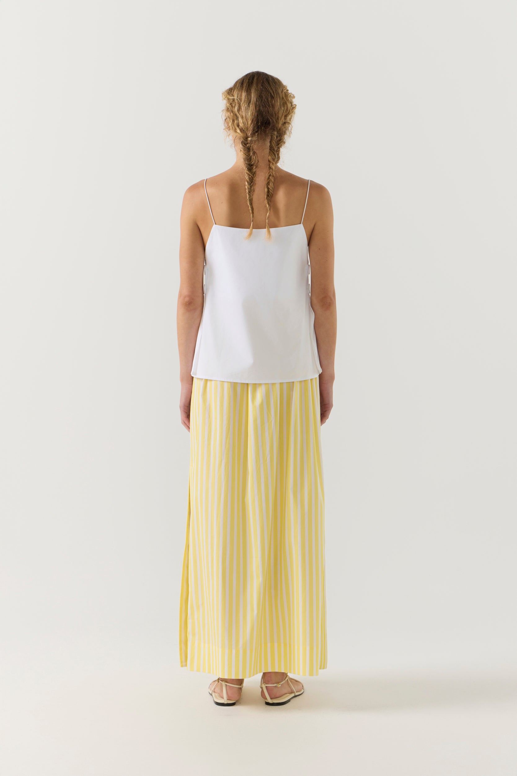 River Top | White Poplin