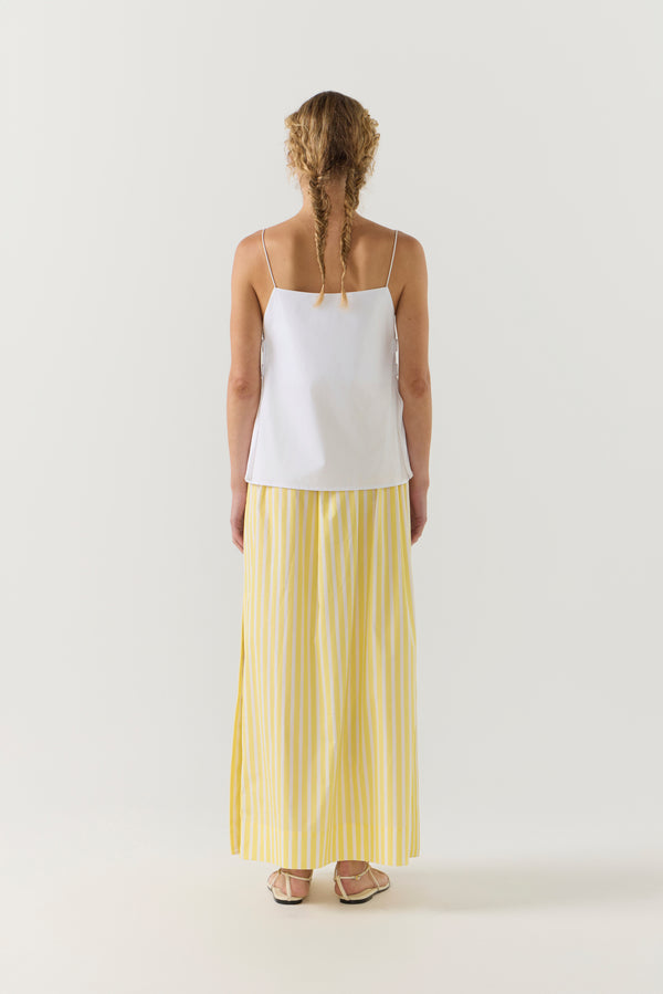 River Top | White Poplin