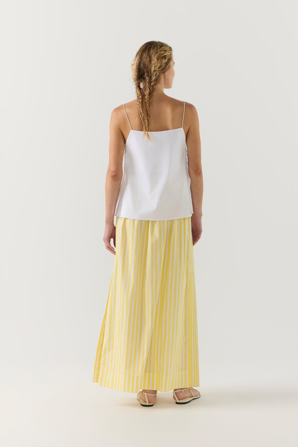 River Top | White Poplin