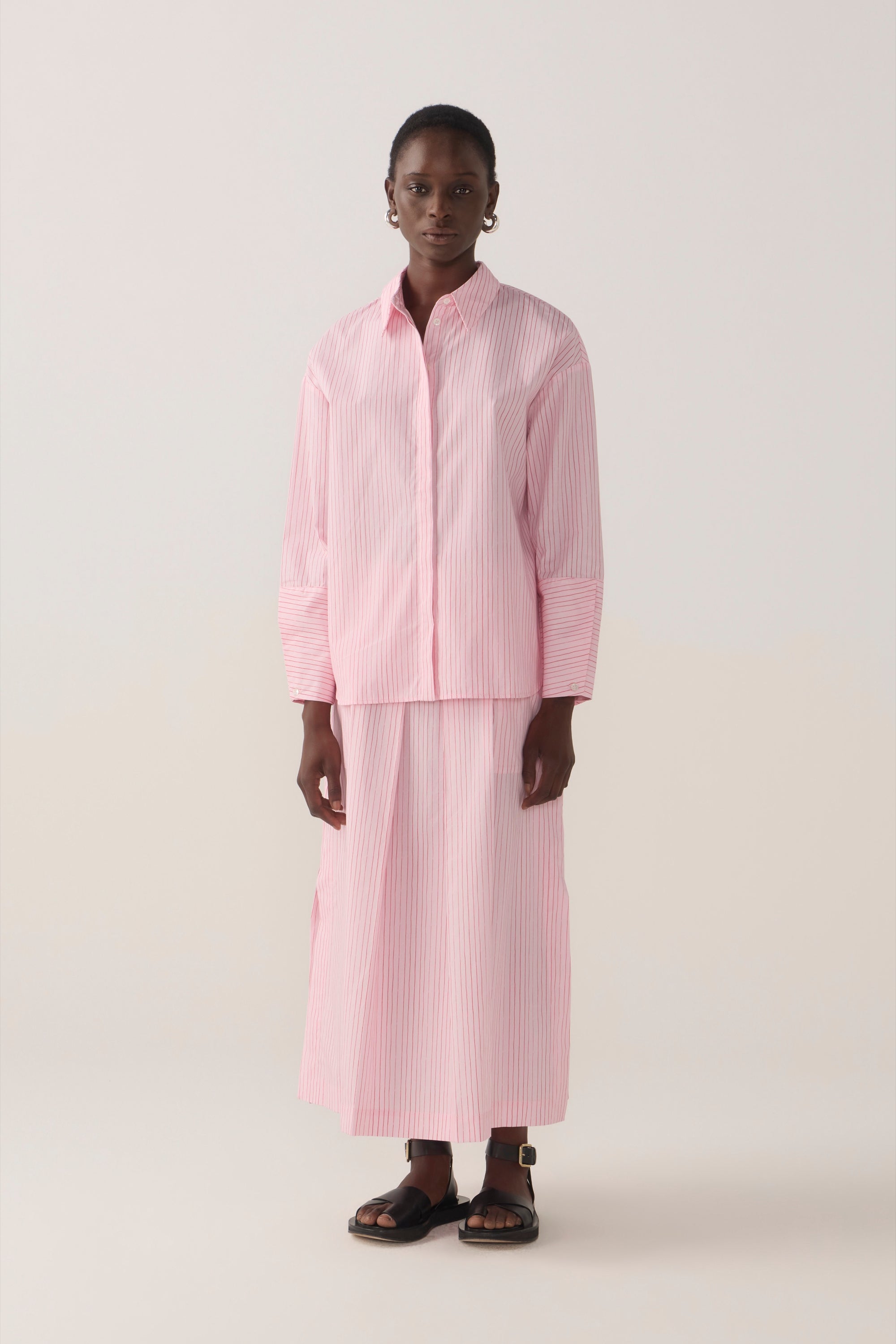 Rowyn Shirt | Lolly Stripe Poplin
