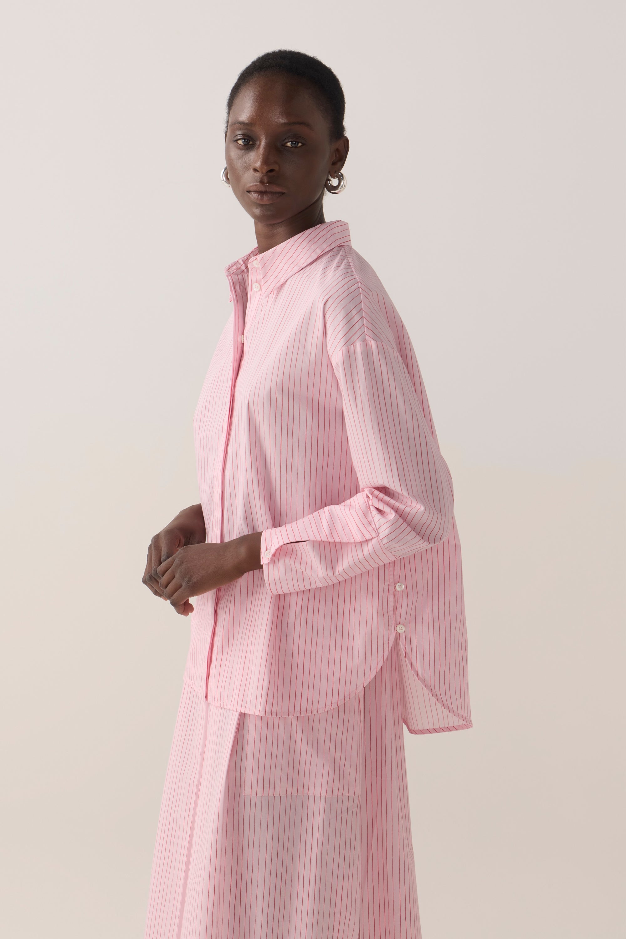 Rowyn Shirt | Lolly Stripe Poplin
