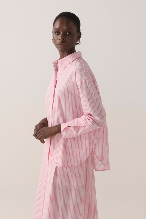 Rowyn Shirt | Lolly Stripe Poplin