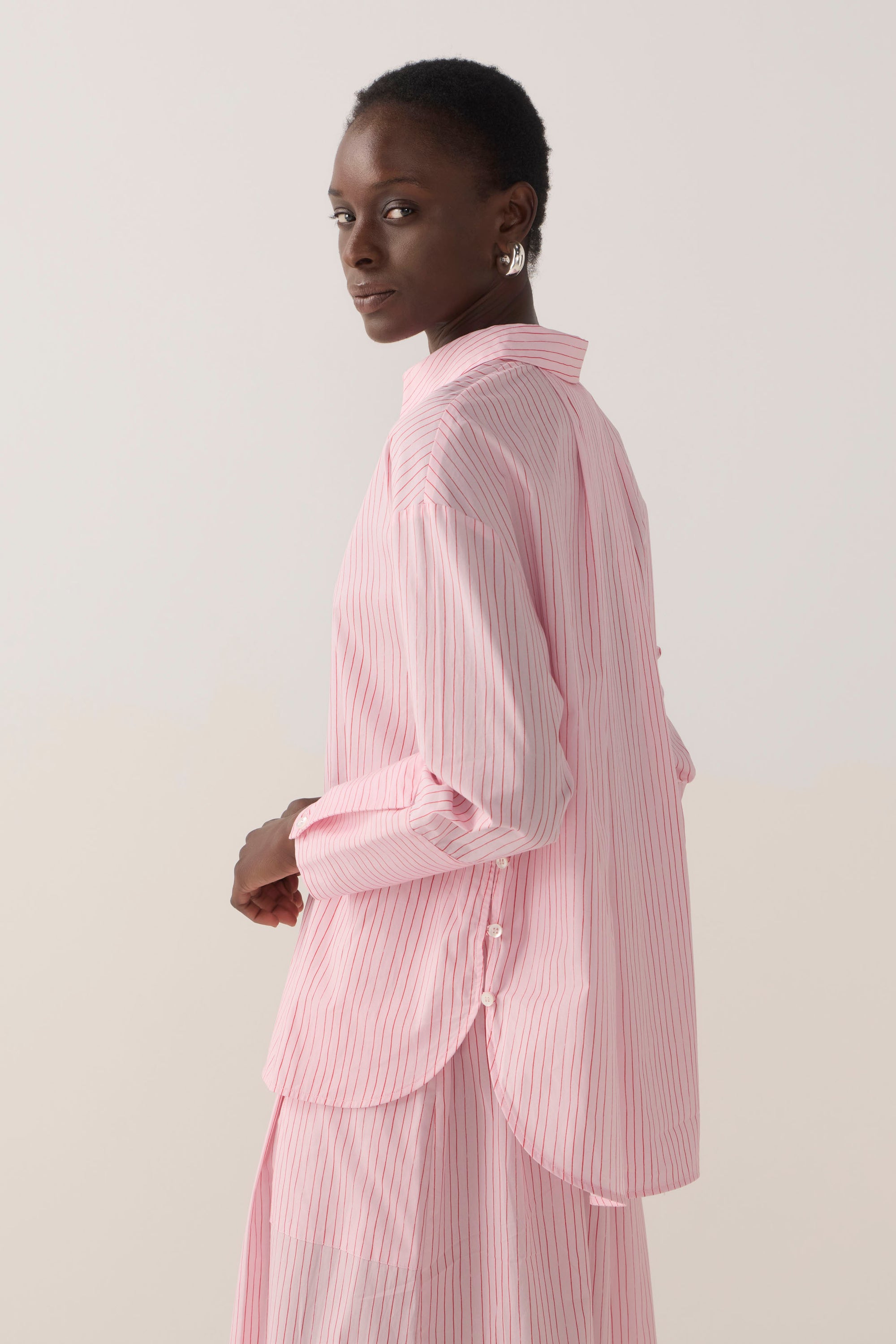 Rowyn Shirt | Lolly Stripe Poplin