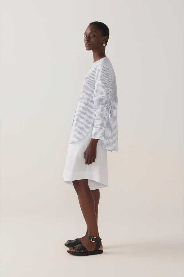 Summer Short | White Poplin