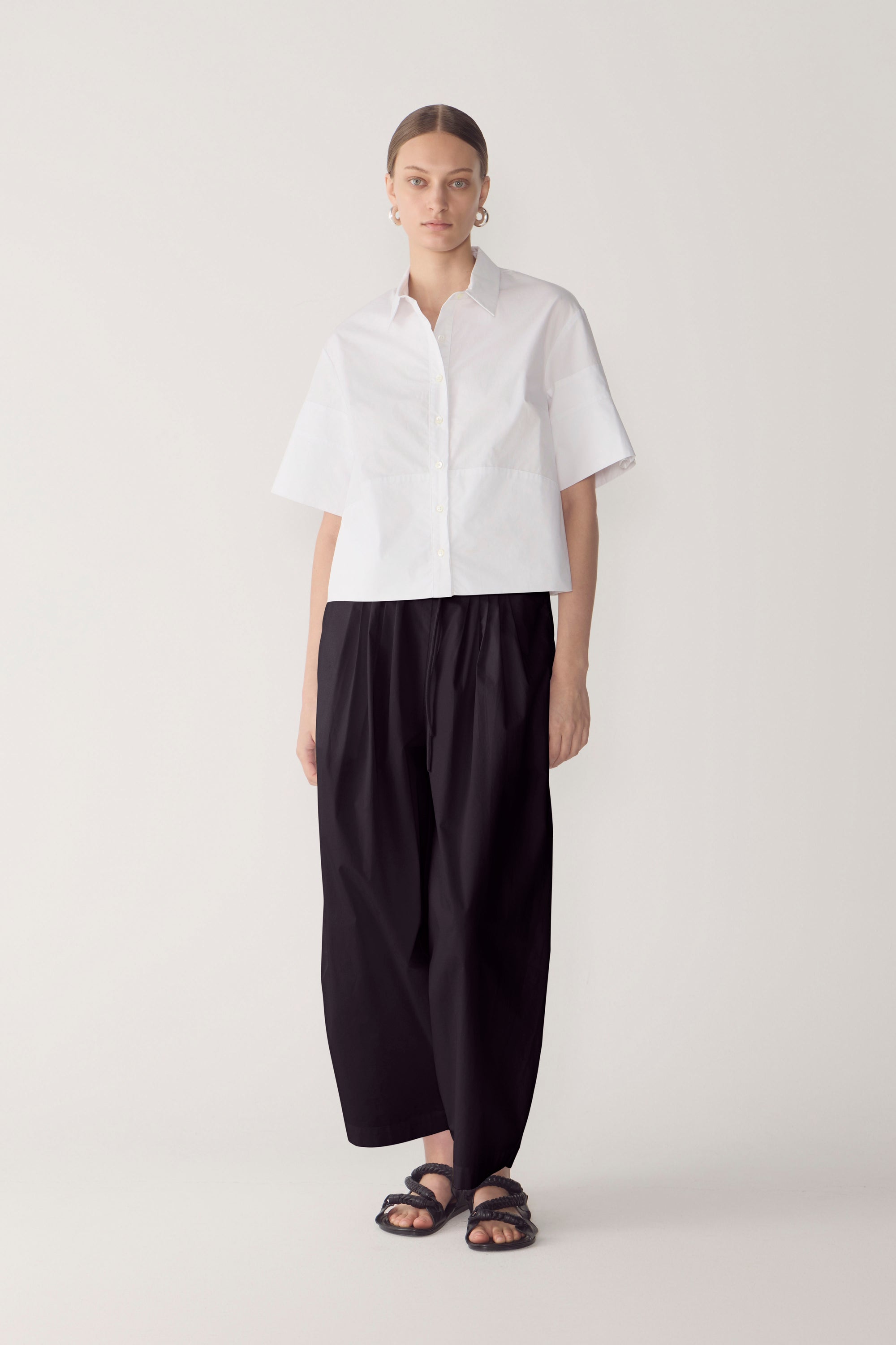Pamela Pant | Black Poplin