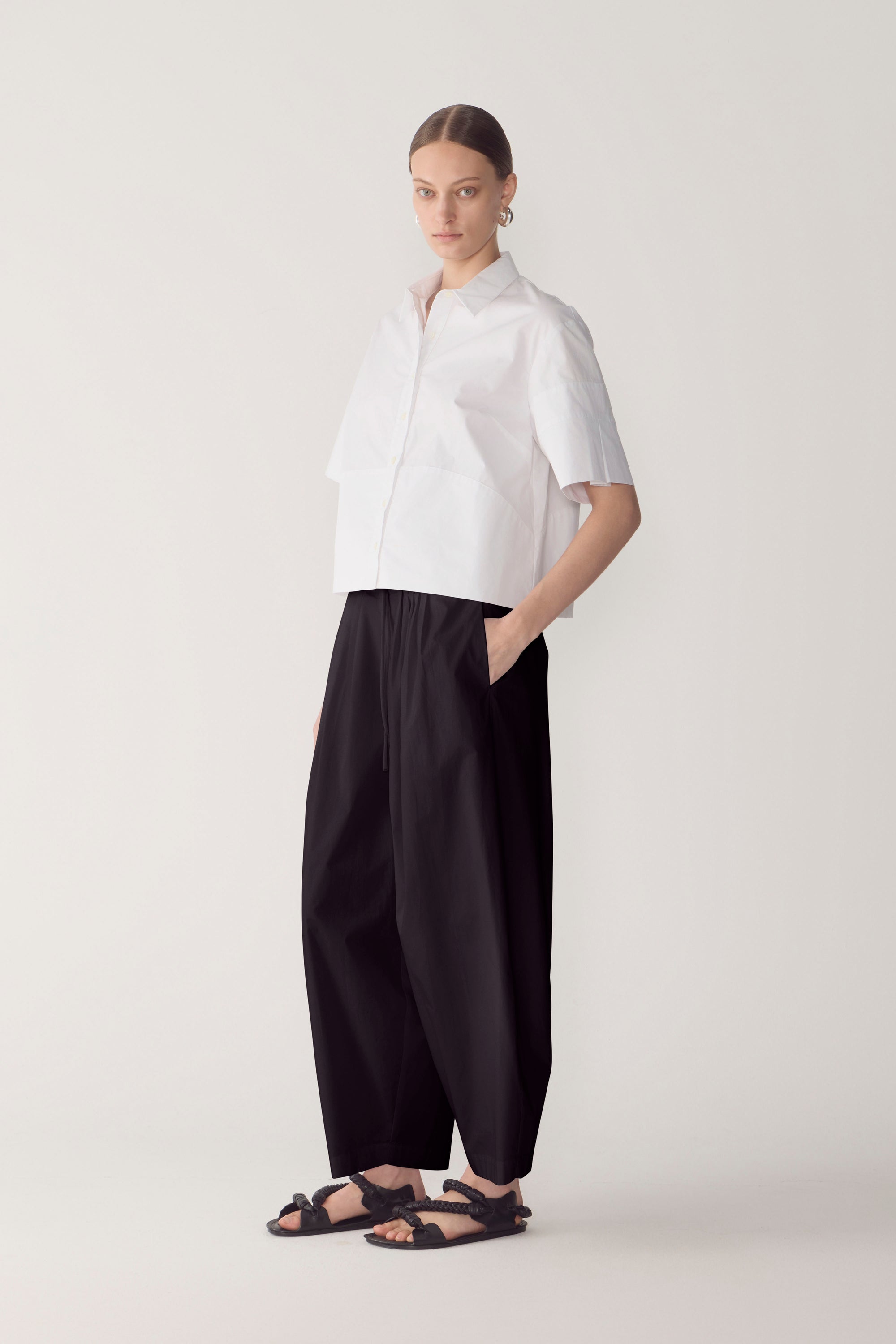 Pamela Pant | Black Poplin