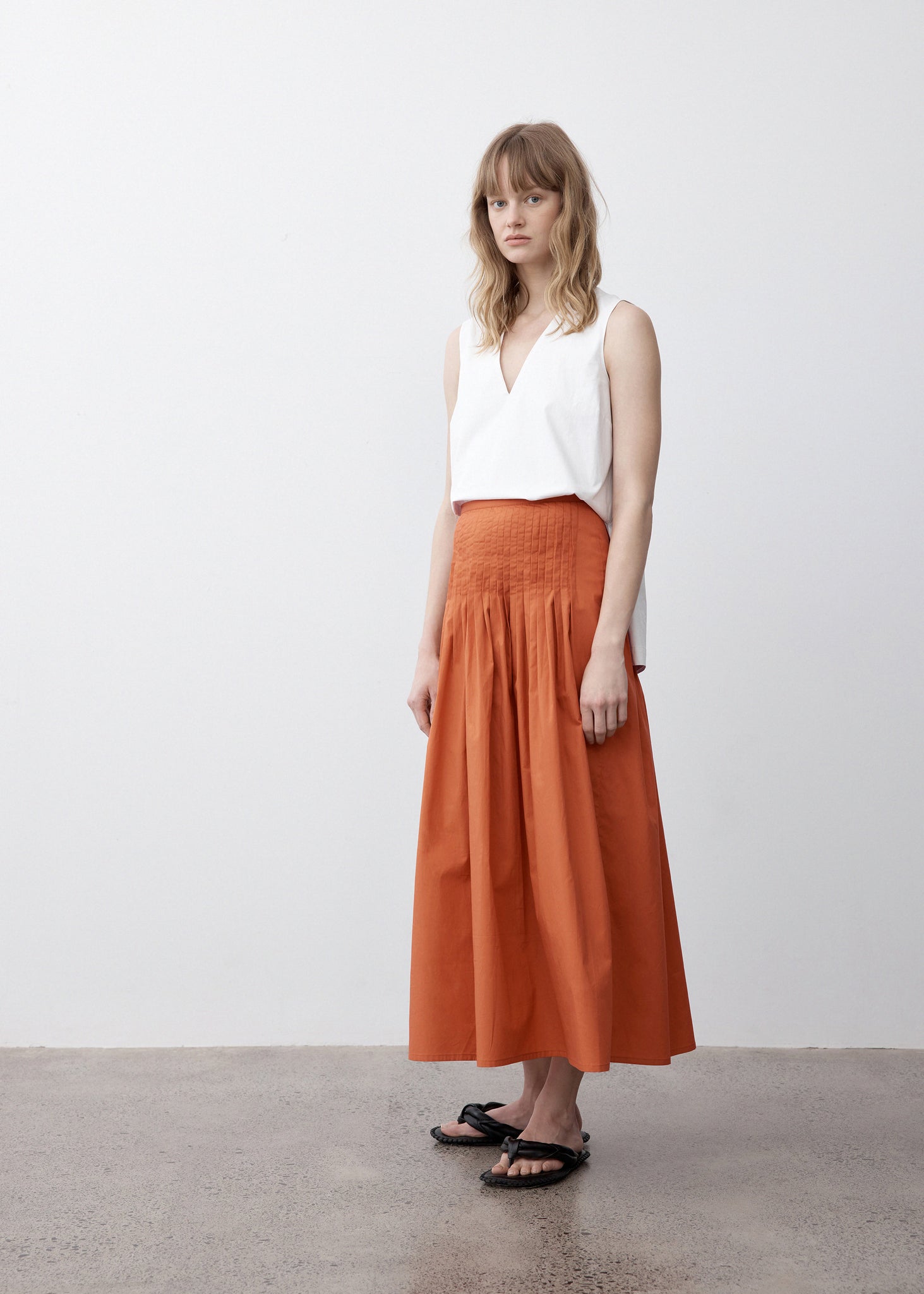 Sibella Skirt | Burnt Orange