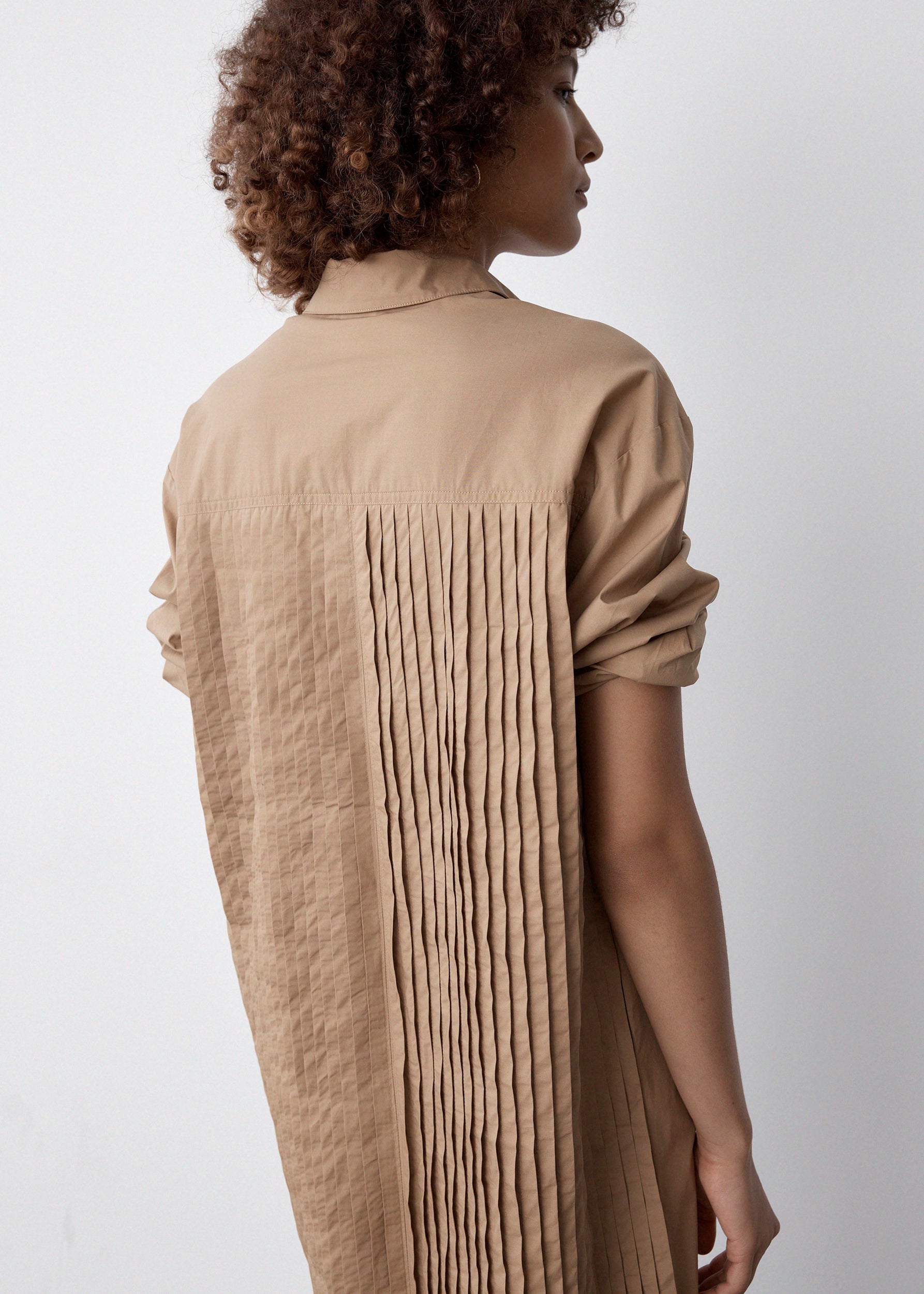 Zara Dress | Camel Poplin