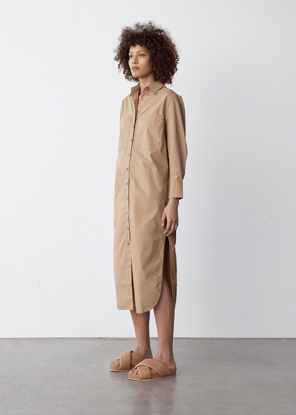 Zara Dress | Camel Poplin