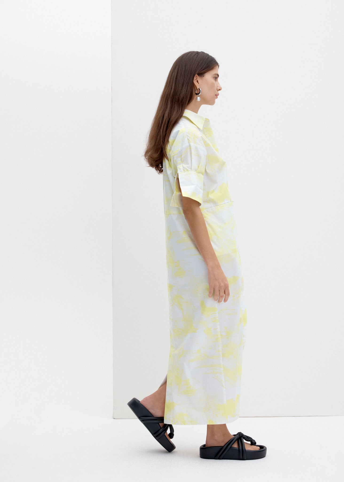 Missy Dress | Cirrus Print Lemon