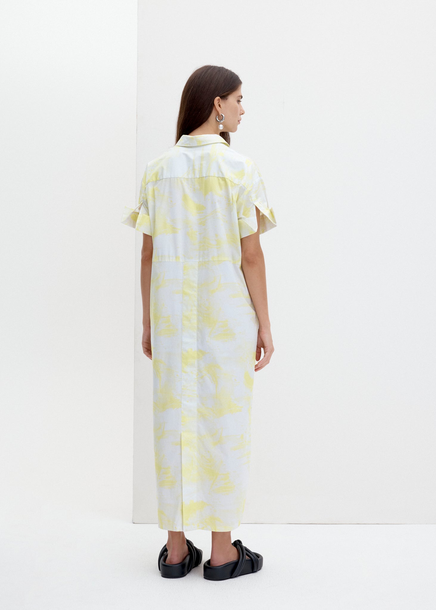 Missy Dress | Cirrus Print Lemon
